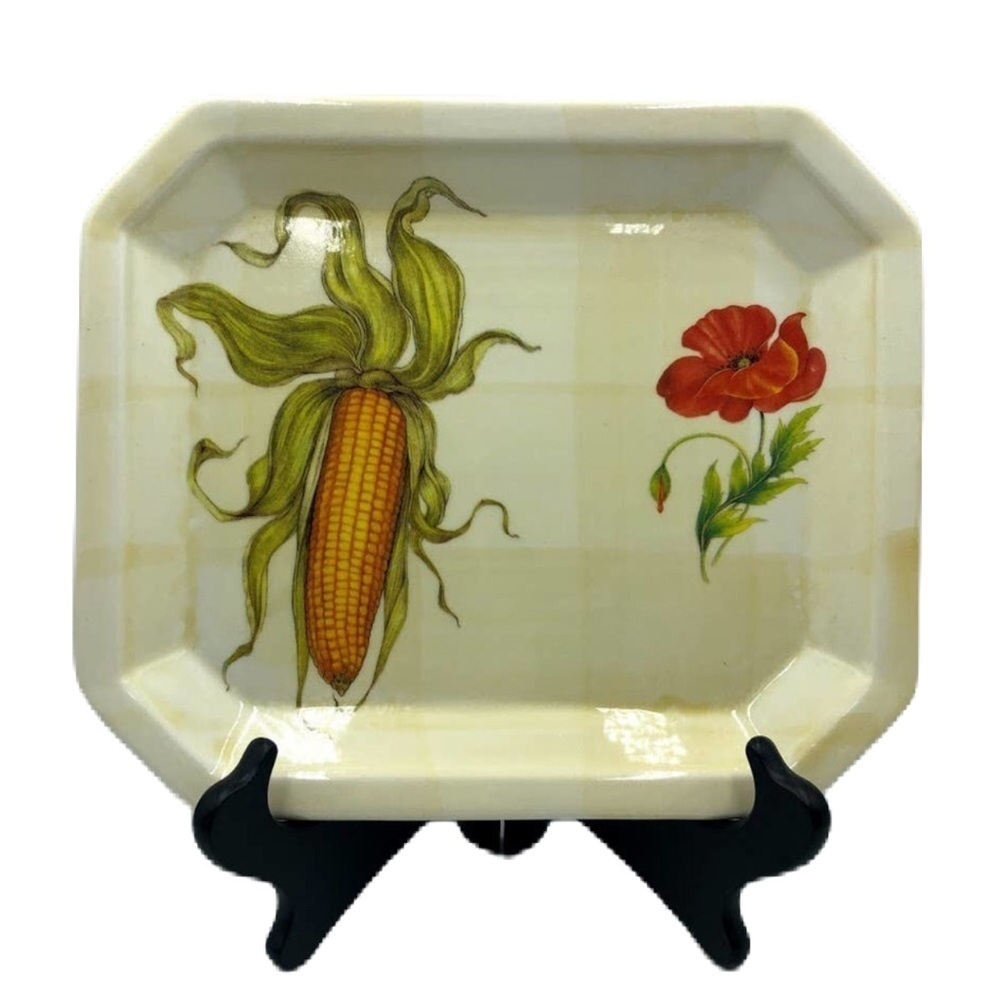 Ceramica Due Torri Set of 2 Square Platters